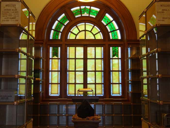 Grinstead Columbarium: Stained Glass Window