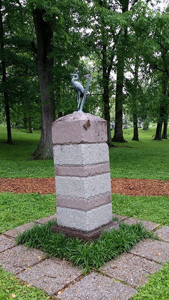 Great Blue Heron monument