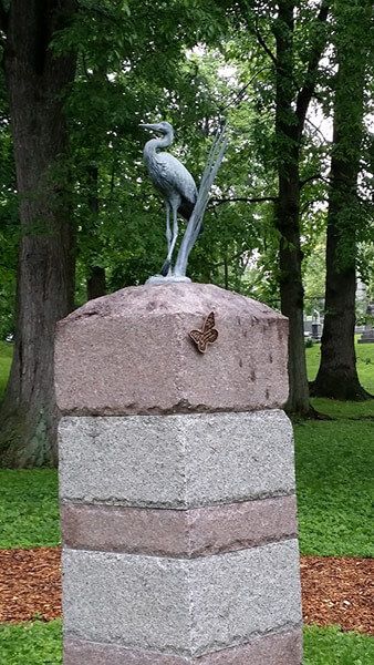 Great Blue Heron monument