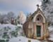 Sunlit Snow at the Salve & Bullett Mausoleum, Sect. F